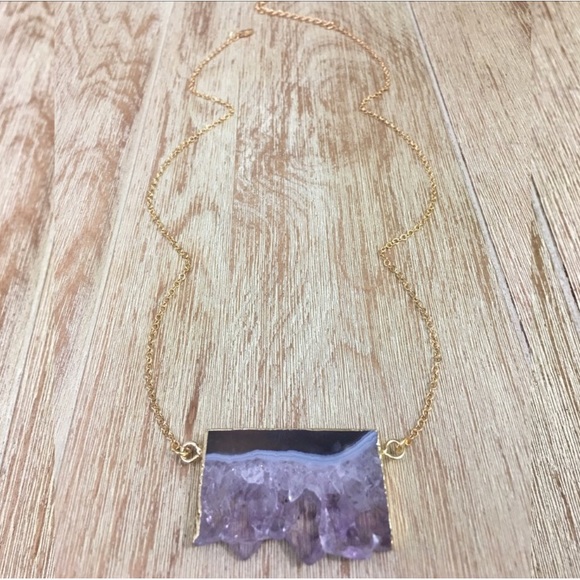 Last 1! 🌟Raw Amethyst Necklace - Picture 2 of 6